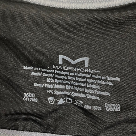 Maidenform Sports Bra Size 36DD - Picture 7 of 8